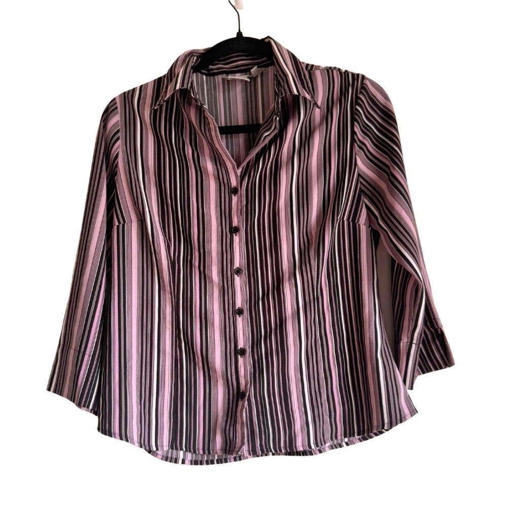 Vintage Striped Button Down Shirt